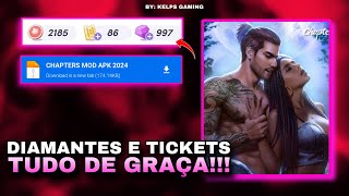 HACK EXCLUSIVO: Chapters MOD APK DIAMANTES e TICKETS INFINITOS v6.5.9 | DOWNLOAD ATUALIZADO 💎