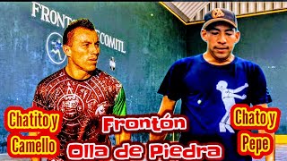 Chatito y Camello vs Chato y Pepe Frontón Olla de Piedra Primer partido