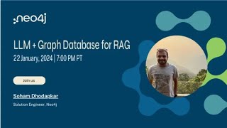 LLM + Graph Database for Retrieval Augmented Generation (RAG)