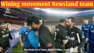 wining moment of Newsland team against England