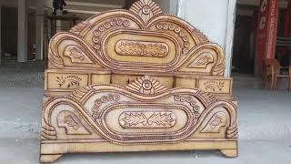 Latest  wooden bed design 2021! new bed design furniture ! shadi ke bed design #bed #furniture