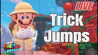 Trying Trick Jumps in Mario Odyssey ~LIVE~