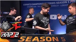 Guardian 1 VS 3 Clutch! Rain GODlike Performance! FaZe Highlights VS G2/Map 2