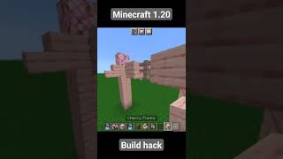 Minecraft 1.20 Build Hack #shorts #viral #trending#minecraftshorts #minecraft #youtubeshorts