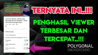 ini dia cara analisa dan memahami sumber penghasil viewer terbesar dan tercepat yang wajib diketahui