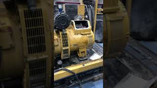 Massive Genarator engine problem.Engine overall job for Caterpillar genarator Heavy machines #shorts