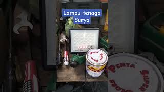 Lampu tenaga surya #tenagasurya