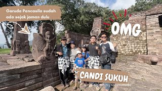 Di Candi Sukuh Garuda Pancasila sudah ada disini sejak Ratusan tahun silam