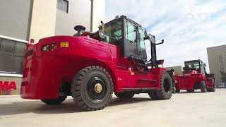 #socma #25ton #forklift color red #engine #cummins