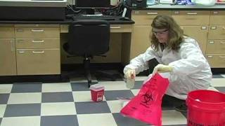 Cleaning Up a Spill (Bloodborne Pathogens)