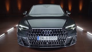 2022 Audi A8 L in Manhattan Grey – Exterior & Interior Design