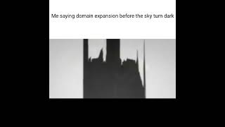 Domain Expansion: The darkness of the Eclipse | Solar Eclipse | JJK Meme