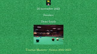 Tournoi Snooker Masters - Demi-finale - Jérémy Dorchies / Jean-Marc Beauchamp [5]