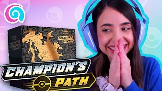 Champion's Path Pokemon Unboxing! - 1st Pokemon Cards opening in 10+ years!