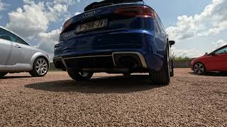 Audi RS3 8V Bleue Sepang Full exhaust