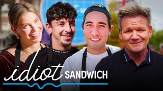 Zach King, FaZe Rug & Sydney Morgan Attempt to Make Sandwiches for Gordon Ramsay | Idiot Sandwich