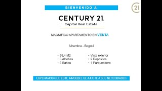 CENTURY 21 - Capital Real Estate - Apartamento en venta -Alhambra - Bogotá