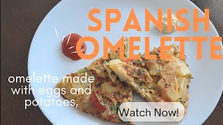 Spanish omelets /Spanish tortilla / with Egg and potato/breakfast