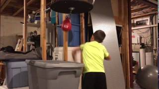 7year old speed bag. Rocky