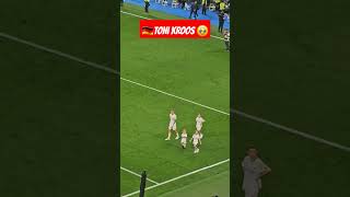 TONI KROOS 🇩🇪  SE DESPEDIA DEL BERNABÉU 🥹