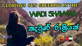 Wadi shawka Ras Al khaimah ..🇱🇰 #camping in the night ( comping day vlog 01 )