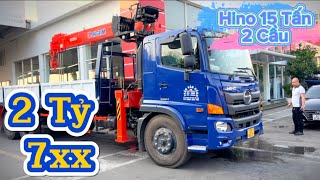 Báo Giá Xe Cẩu Hino | 15 Tấn 2 Cầu | Cẩu KangLim 8 Tấn | Tại Hino Bình Dương