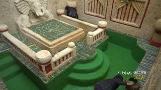 Build an Elephant House Underground Swimming Pool Temple