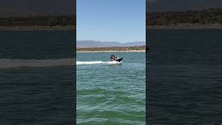 The Best Day @ the Lake!!! My son first time Driving Jetski👌😳😍#lakelife #dayoff #momof3 #funny