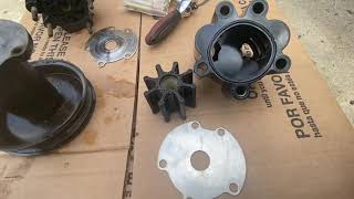 How to replace an impeller in a mercruiser engine