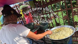 Buying Fried Banana with Cheese in Bekasi