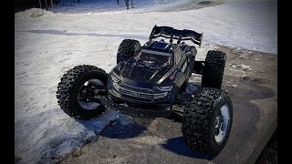 High speed snow bashing with an Arrma Kraton 6S