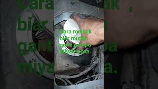 Ganti pompa miyak tanpa turun tengki mobil inova.