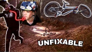 He Snapped His Mtb Frame - Chicksands Bikepark