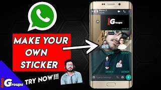 How To Create Your Own Whatsapp Stickers For Free | Anmrp Groups हिन्दी - اردو