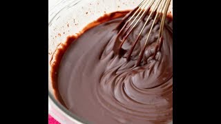 how to make a Chocolate Ganache | quick | easy | shiny | smooth :)