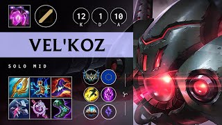 Vel'Koz Mid vs Qiyana: Godlike - EUW Challenger Patch 14.22