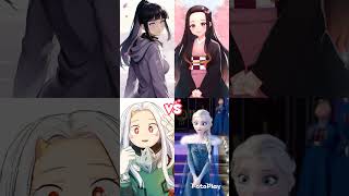 nazuko vs hinata vs Elsa vs eri