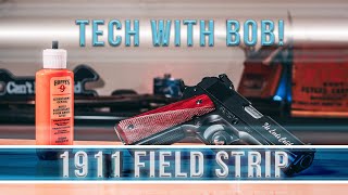 How To Field Strip A 1911 Pistol!