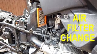 BMW R1200gs adventure 2007 Air filter change