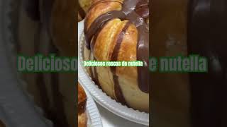 Rosca de nutella e coco