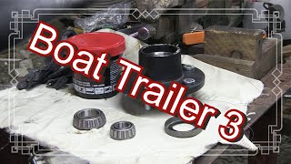 Boat Trailer Wheel Bearing And Hub Replacement