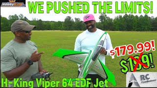 🤣So Much Fun I Crashed! H-king Viper 64mm Edf Jet: Pushing The Limits