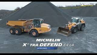 Il nuovo Michelin Xtra Defend E4 L4 per pale caricatrici e dumper articolati