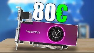 TARJETA GRÁFICA de 80€ 🈯 | RX 550 4GB de YESTON | Fortnite GTA V Warzone CSGO Valorant | Curtech