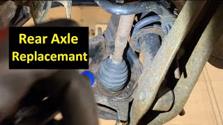 How to Replace a Rear CV Axle in [Jeep compass]