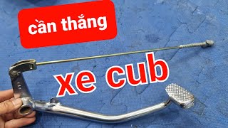 Cần đạp thắng rin xe cub .phụ tùng rin xe cub 81 86 cánh én cd dd70 custom chaly 67 cl 78 82 84