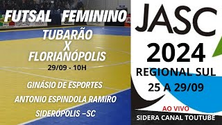 63° JASC Futsal Feminino 2024 - Tubarão x Florianópolis