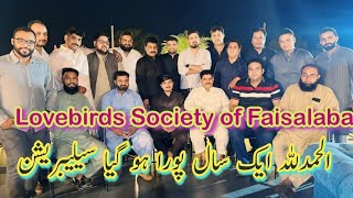 Lovebirds Society Of Faisalabad ki 1st anniversary celebration | Siddiqui Birds vlogs | Blogs