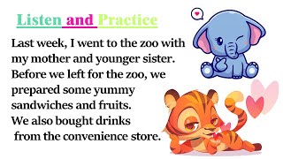 English language learning | listen and practice | zoo