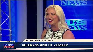 Kate Monroe KUSI Interview Few Qualified Recruits & Deporting Veterans without Promised Citizenship